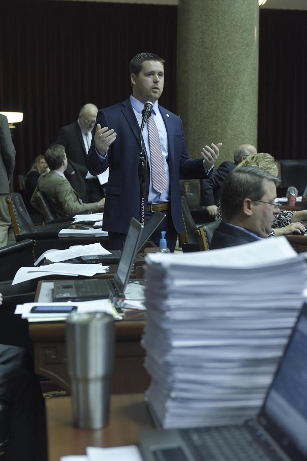 House Budget Committee Chairman Scott Fitzpatrick (photo; Tim Bommel, Missouri House Communications)